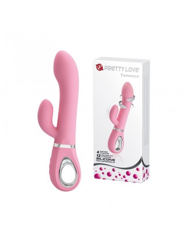 Wibrator Króliczek TERNENCE PINK 4 Rotacje 12 Funkcji - Wibratory Króliczki - 2