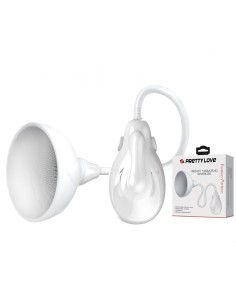 Pompka do piersi z wibracjami PRETTY LOVE - BREAST VIBRATING MASSAGER - Pompki do sutków i pochwy - 1