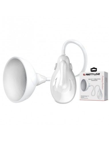 Pompka do piersi z wibracjami PRETTY LOVE - BREAST VIBRATING MASSAGER - Pompki do sutków i pochwy - 1