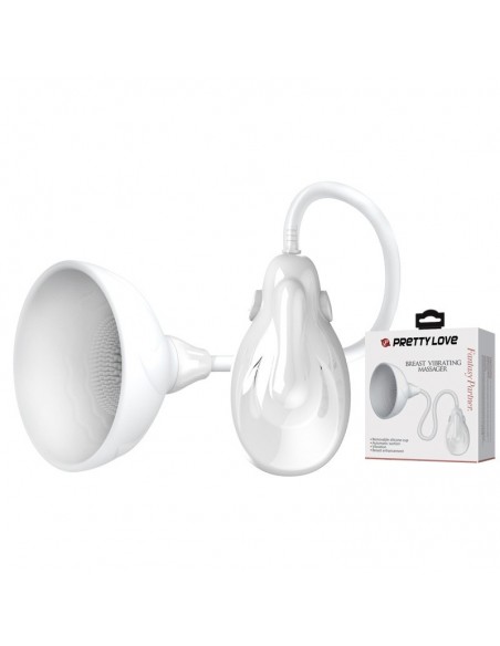 Pompka do piersi z wibracjami PRETTY LOVE - BREAST VIBRATING MASSAGER - Pompki do sutków i pochwy - 1