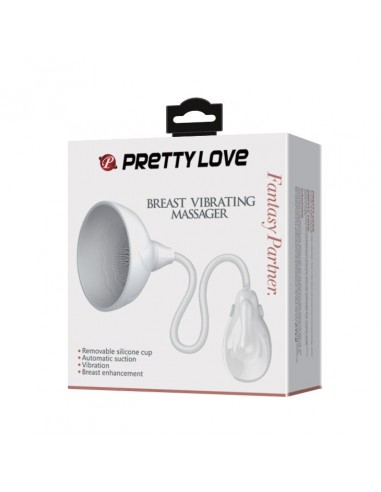 Pompka do piersi z wibracjami PRETTY LOVE - BREAST VIBRATING MASSAGER - Pompki do sutków i pochwy - 10