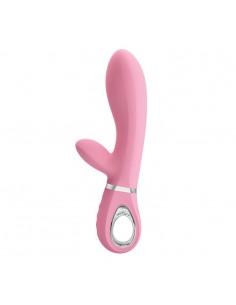 Miękki Wibator Króliczek THOMAS Pink 7 Funkcji - Wibratory Króliczki - 1