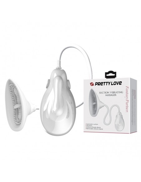 Pompka do waginy z wibracjami PRETTY LOVE- SUCTION VIBRATING MASSAGER - Pompki do sutków i pochwy - 1