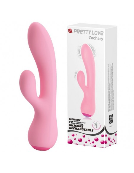 Ergonomiczny Masażer z Króliczkiem ZACHARY 12 Funkcji Wibracji - Wibratory Króliczki - 2