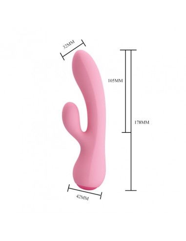 Ergonomiczny Masażer z Króliczkiem ZACHARY 12 Funkcji Wibracji - Wibratory Króliczki - 7