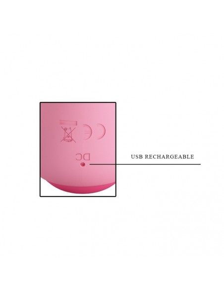 Ergonomiczny Masażer z Króliczkiem ZACHARY 12 Funkcji Wibracji - Wibratory Króliczki - 9