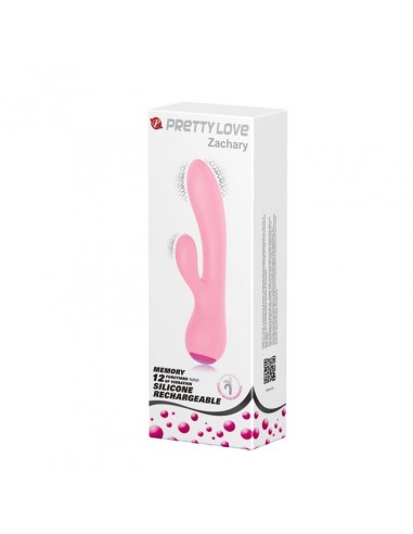 Ergonomiczny Masażer z Króliczkiem ZACHARY 12 Funkcji Wibracji - Wibratory Króliczki - 11