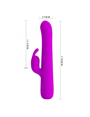 Wibrator króliczek - JULIAN USB 4 Rotacje 4 Funkcje - Wibratory Króliczki - 7