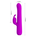 Wibrator Julian w kształcie kaktusa z rotacją i wibracjami, 22 cm - 7
