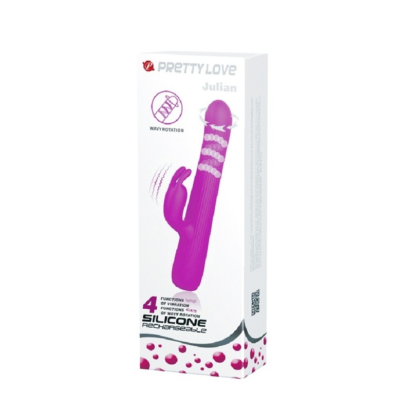 Wibrator Julian w kształcie kaktusa z rotacją i wibracjami, 22 cm - 11