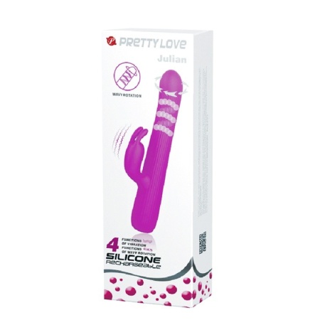 Wibrator Julian w kształcie kaktusa z rotacją i wibracjami, 22 cm - 11