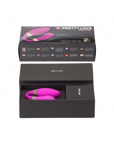 Stymulator punktu G i łechtaczki PRETTY LOVE - SQUIRM, 7 function - Stymulatory łechtaczki - 1 2