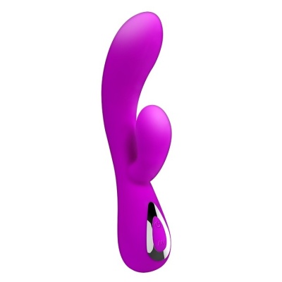 Wibrator podwójny Honey – dwa niezależne silniki, 19 cm - 1