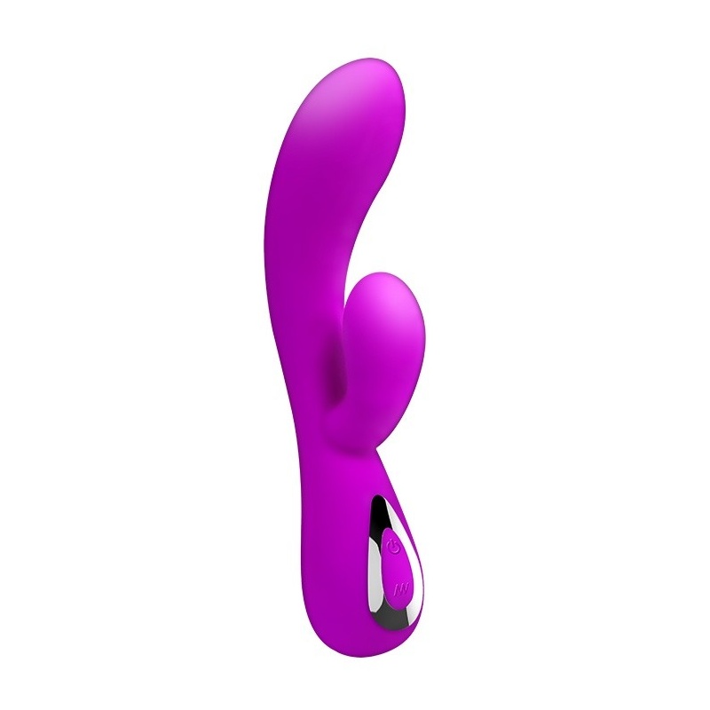 Wibrator podwójny Honey – dwa niezależne silniki, 19 cm - 1