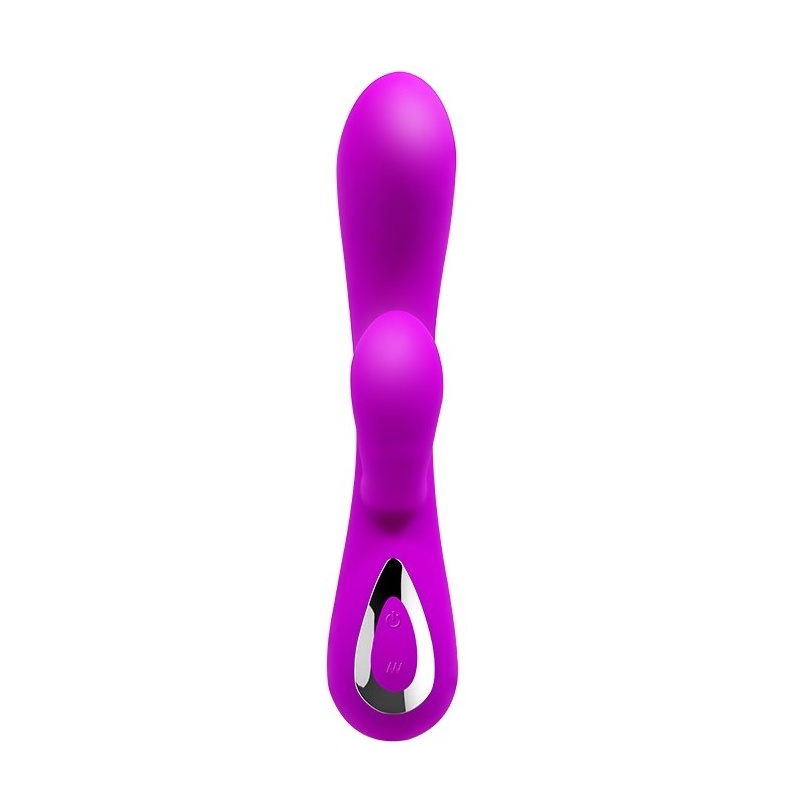 Wibrator podwójny Honey – dwa niezależne silniki, 19 cm - 4