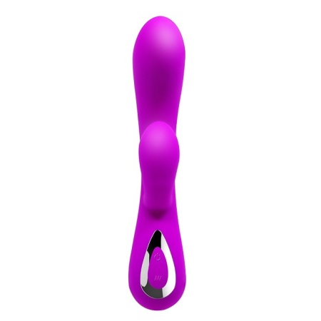 Wibrator podwójny Honey – dwa niezależne silniki, 19 cm - 4