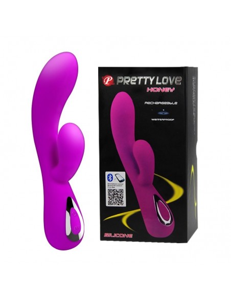 Sterowany Telefonem Wibrator - Honey  12 Funkcji - Wibratory Króliczki - 2