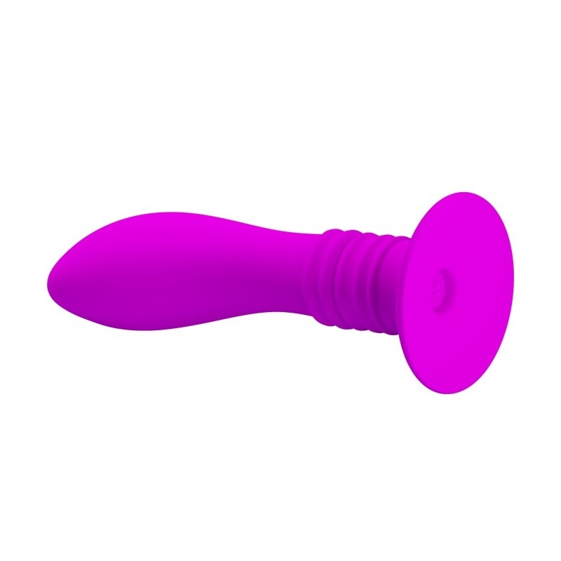 Masażer prostaty Anal Plug 10 Function z 10 trybami wibracji, przyssawką i długością 12 cm - 5