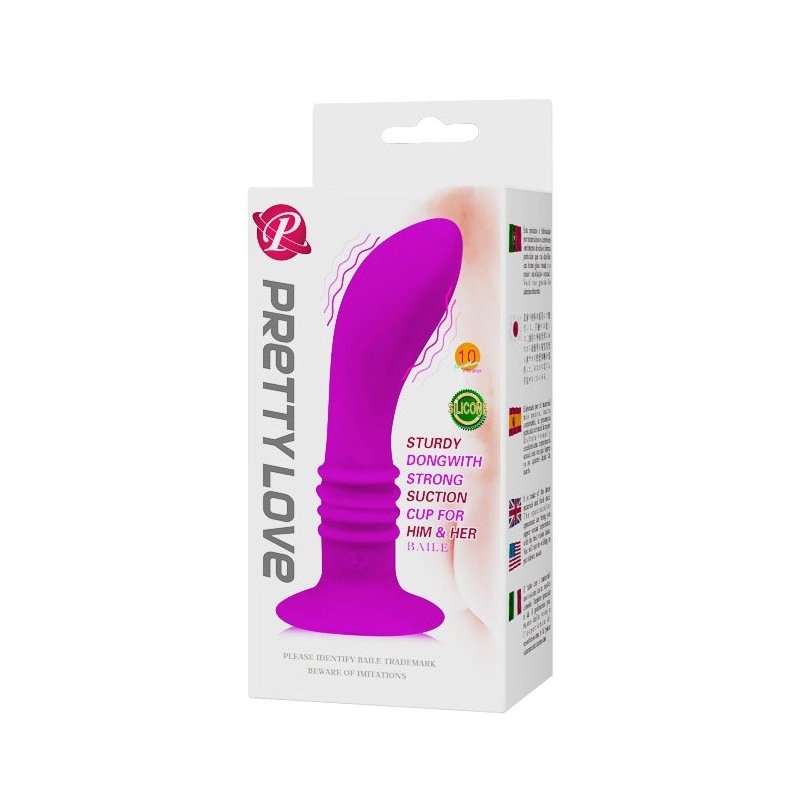 Masażer prostaty Anal Plug 10 Function z 10 trybami wibracji, przyssawką i długością 12 cm - 10