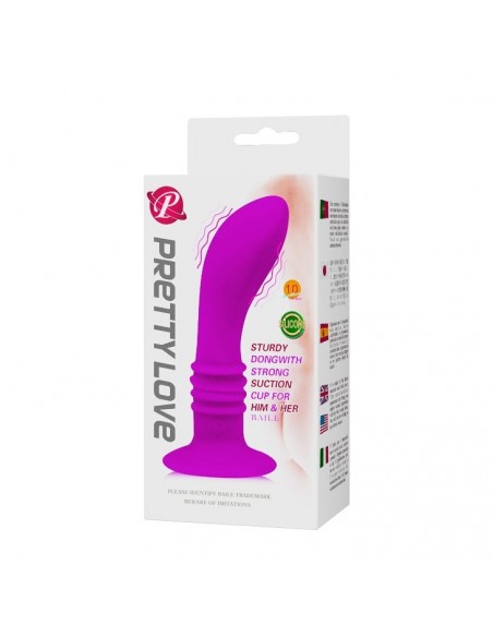 Korek analny wibrujący Pretty Love- Anal Plug 10-Function - Kulki i korki analne wibrujące - 10