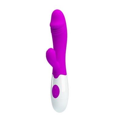 Wibrator Snappy dwusilnikowy z podwójną stymulacją, 19,5 cm - 1