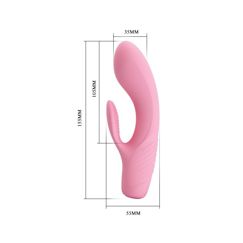 Wibrator królik TIM – 12 funkcji wibracji, długość 15,5 cm - 8