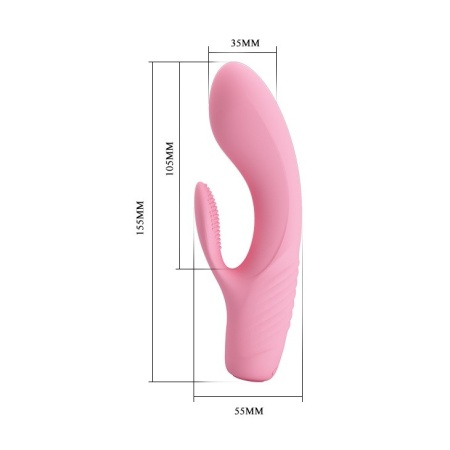 Wibrator królik TIM – 12 funkcji wibracji, długość 15,5 cm - 8