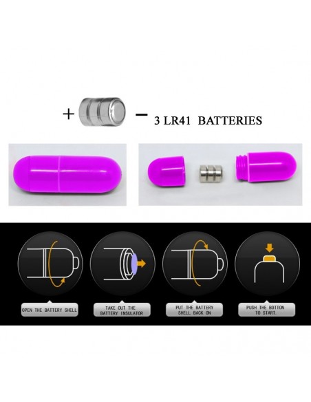 Wibrująca Nakładka Na Penisa Ball Strap Purple - Przedłużki i nakładki na penisa - 8