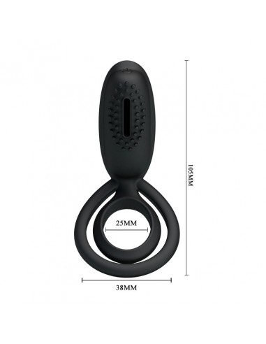 Pierścień na Penisa z wibracją  - Esther - Pierścienie erekcyjne wibrujące - 6