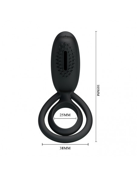 Pierścień na Penisa z wibracją  - Esther - Pierścienie erekcyjne wibrujące - 6