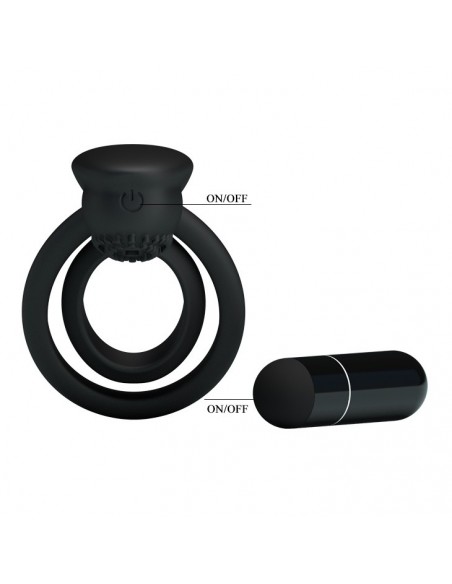 Pierścień na Penisa z wibracją  - Esther - Pierścienie erekcyjne wibrujące - 7