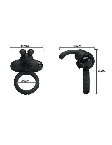 Pierścień na Penisa z wibracją  - Eudora - Pierścienie erekcyjne wibrujące - 7