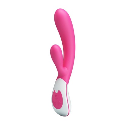 Wibrator URIAH z podwójną stymulacją – 21,5 cm - 1