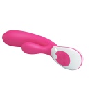 Wibrator URIAH z podwójną stymulacją – 21,5 cm - 4