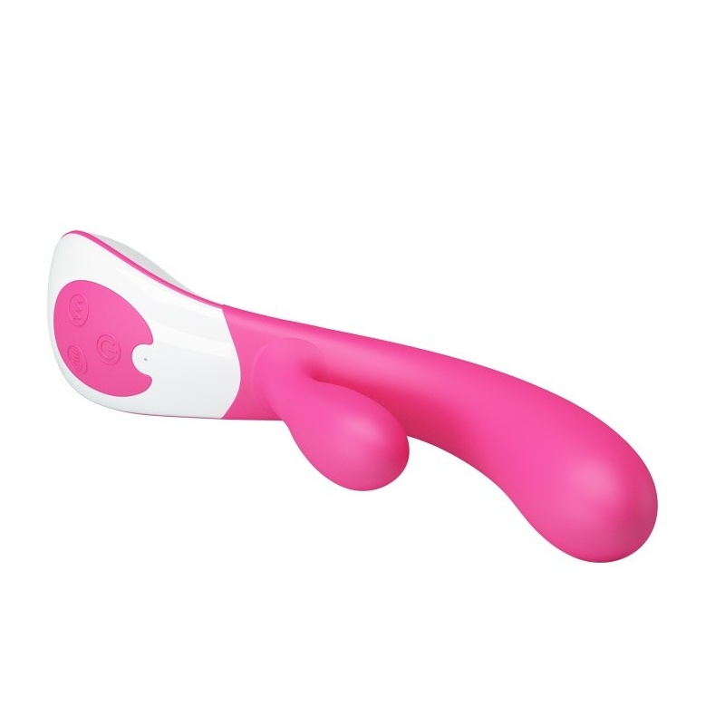Wibrator URIAH z podwójną stymulacją – 21,5 cm - 5