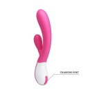 Wibrator URIAH z podwójną stymulacją – 21,5 cm - 8