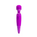 Wibrator masażer Power Wand Purple - bezstopniowa regulacja drgań, kulista główka 4,5 cm, długość całkowita 25 cm - 3