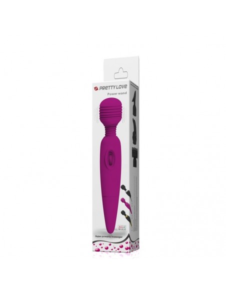 Masażer Pretty Love - Power Wand Purple - Wibratory Magic Wand - 10