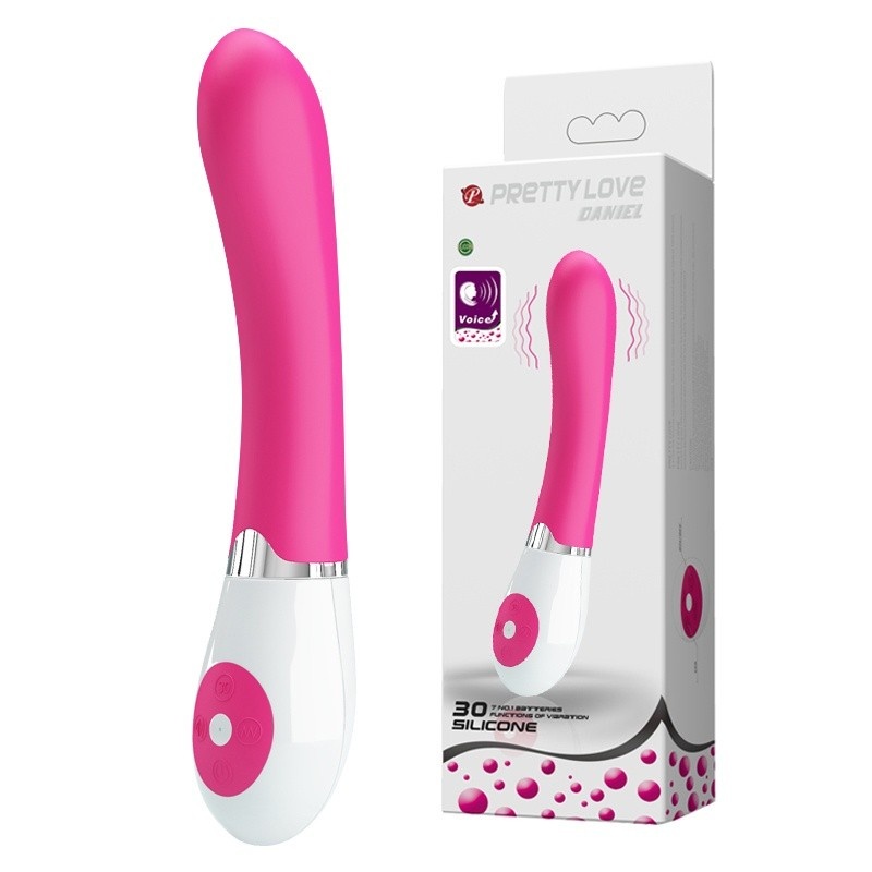 Wibrator punktu G Daniel z aktywatorem głosowym i 30 trybami wibracji, 19,5 cm - 3
