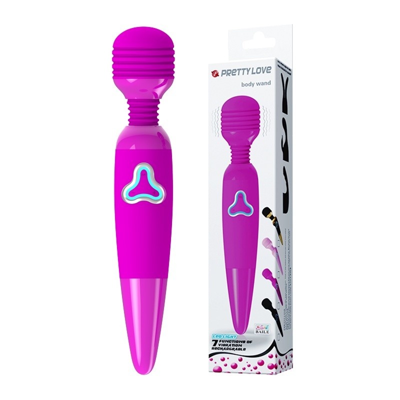 Wibrator różdżkowy USB Body Wand z elastyczną szyjką i 7 trybami wibracji, długość 25 cm - 2
