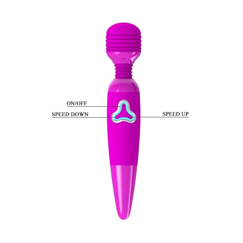 Wibrator różdżkowy USB Body Wand z elastyczną szyjką i 7 trybami wibracji, długość 25 cm - 6