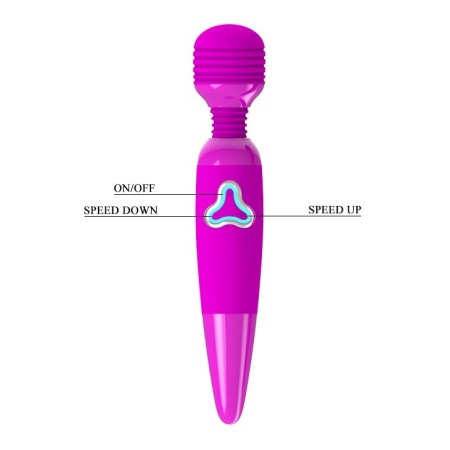 Wibrator różdżkowy USB Body Wand z elastyczną szyjką i 7 trybami wibracji, długość 25 cm - 6