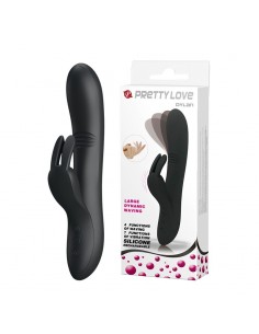 Wibrator z Króliczkiem DYLAN 7 Funkcji + 4 Ekstra Tryby Stymulacji - Wibratory Króliczki - 1 2