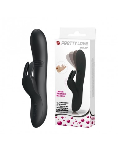 Wibrator z Króliczkiem DYLAN 7 Funkcji + 4 Ekstra Tryby Stymulacji - Wibratory Króliczki - 2