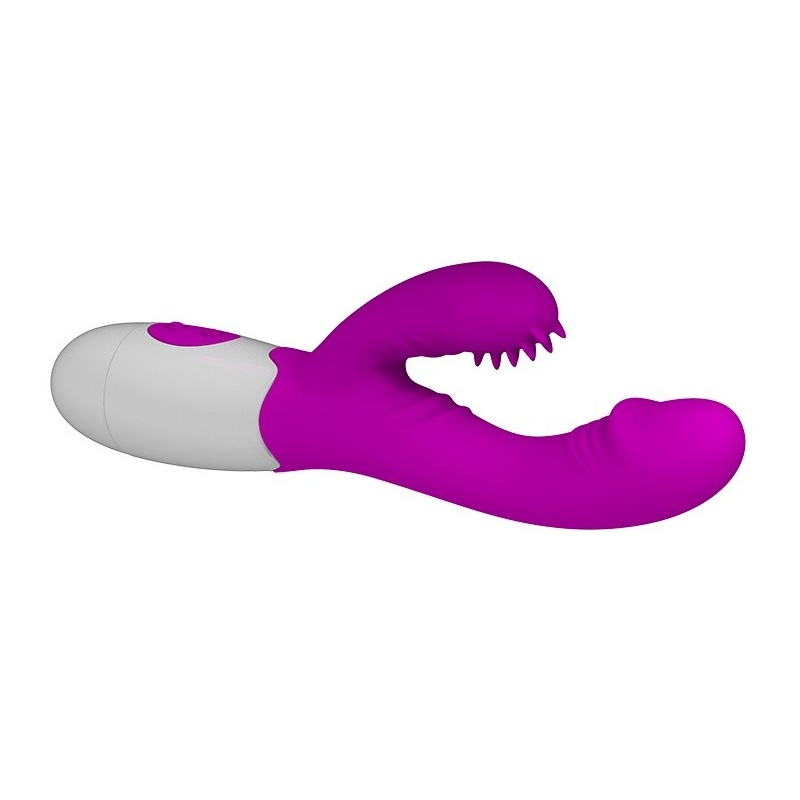 Wibrator Andre z podwójną stymulacją, 20 cm - 5
