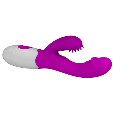 Wibrator Andre z podwójną stymulacją, 20 cm - 5