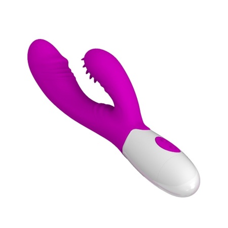 Wibrator Andre z podwójną stymulacją, 20 cm - 6