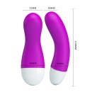 Wibrator IAN - 30 funkcji wibracji, silikon medyczny, 12 cm - 6