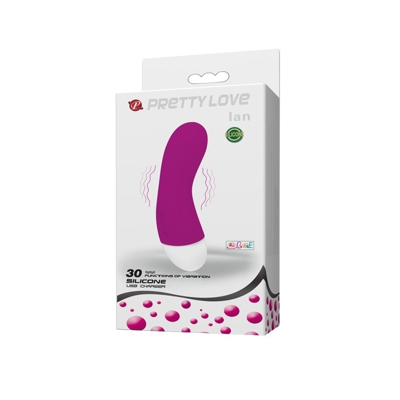 Wibrator IAN - 30 funkcji wibracji, silikon medyczny, 12 cm - 10
