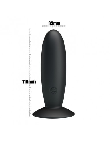 Korek analny wibrujący Pretty Love - Butt Plug Massager 12 Function - Kulki i korki analne wibrujące - 8